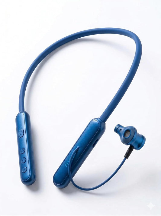 D-66 Bluetooth Neckband - 55 Hours Playtime , Wireless Earphones with Mic
