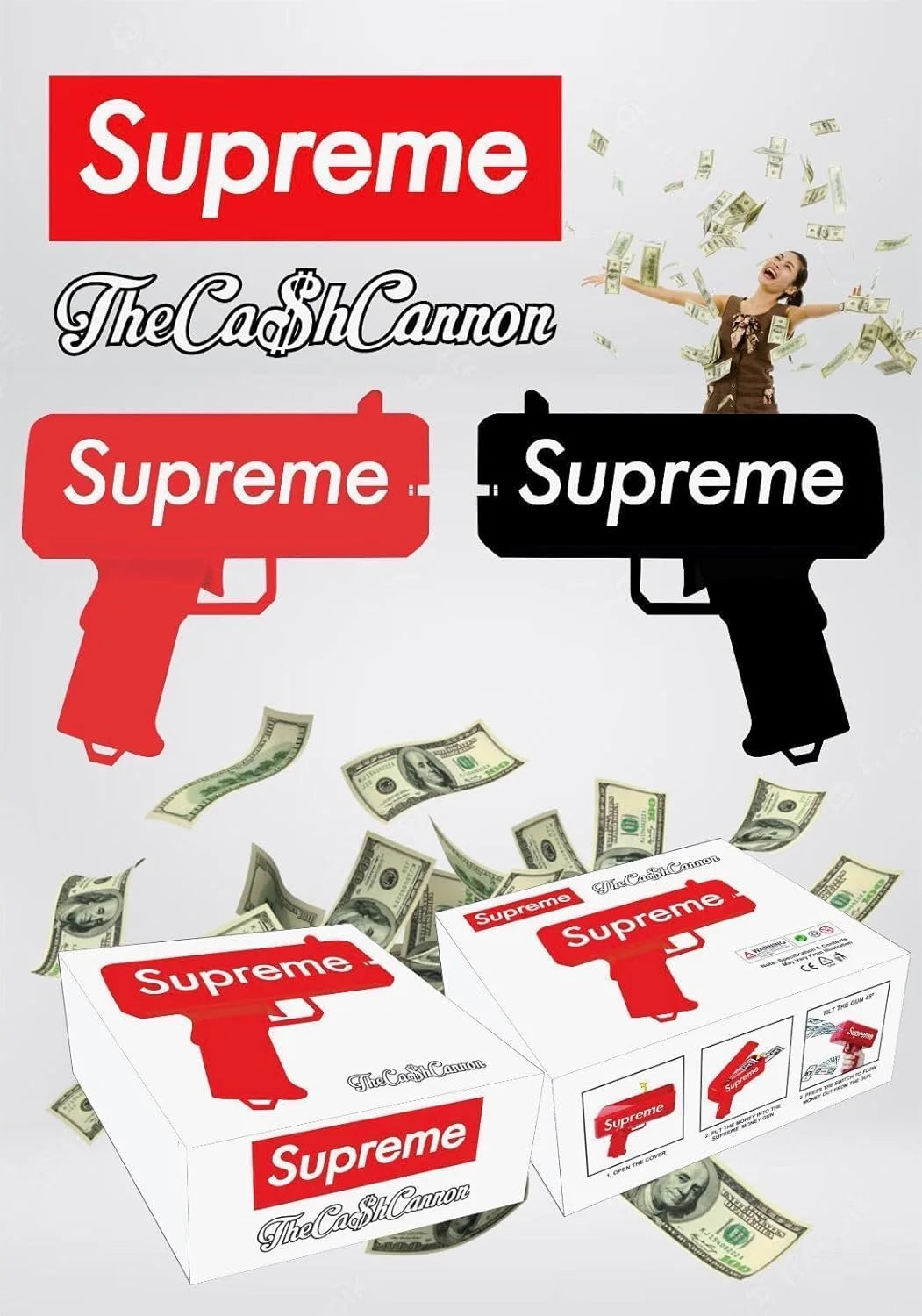 10303 Super Cash Gun Money Gun for Weddings, Anniversary, Birthday Parties, Kitty Parties and Fun.