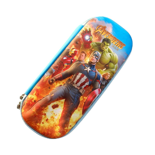 1881543 Avengers 3D Pencil Pouch | School Pencil Case for Kids | Pen-Pencil Box for Kids | Geometry Box