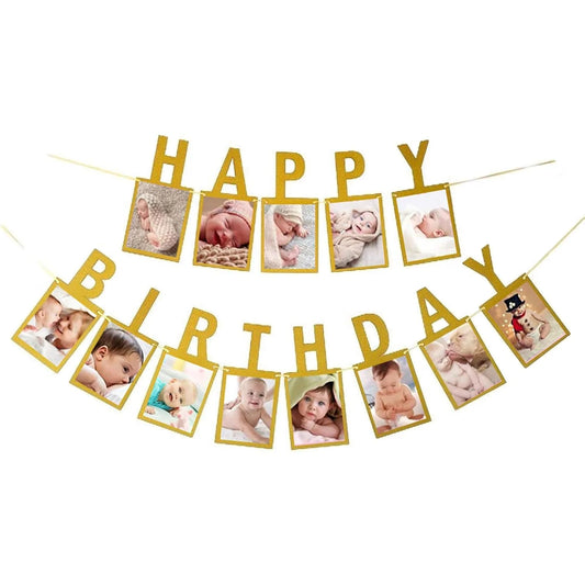 11311 Happy Birthday Photo Banner for Party, Birthday Party Decoration