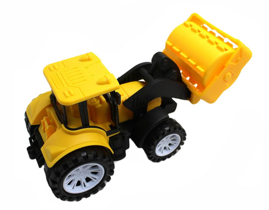 LM-229 Small Size Friction Powered Road Roller Trucks | Push and Go Fast Running Construction Vehicle Toys for Kids