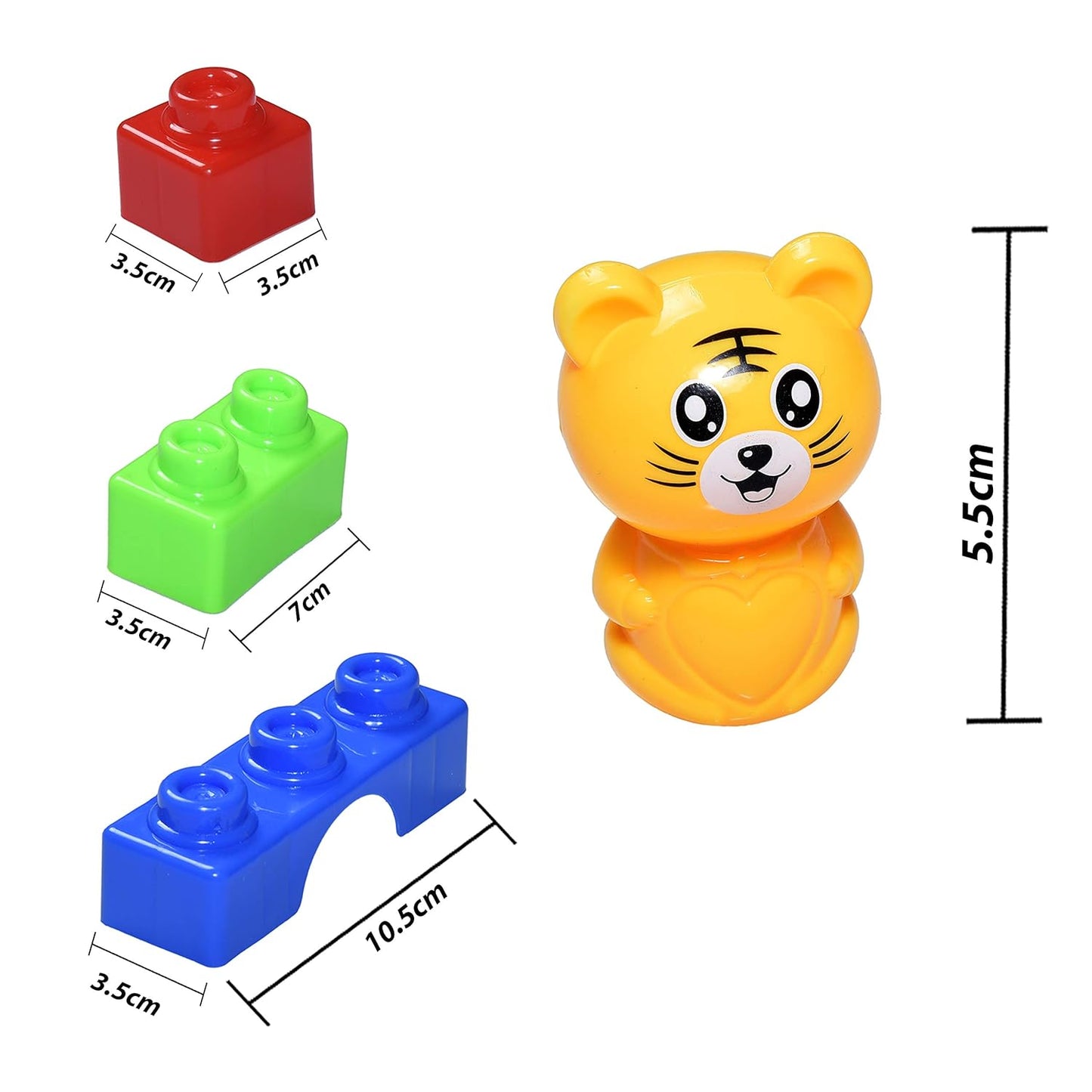 LM-688-1 Kagofit Big Size Blocks Set in Bag(Multicolour)- 30 Pieces