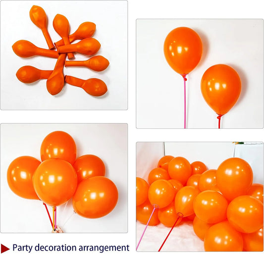 2085 (50 pcs) orange Metallic Ballons