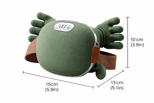 21057 Bionic Heated Neck and Shoulder Massager with 4D Shiatsu Kneading - Wireless Portable Deep Tissue Electric Back Massager for Muscle Relaxation and Pain Relief