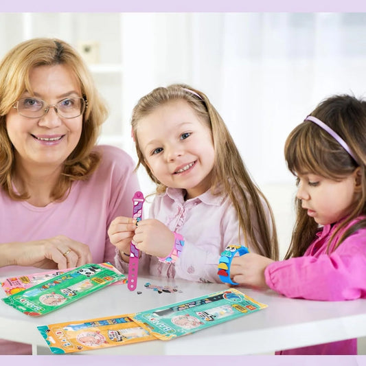 10312 Dots Bracelet Kids, Building Blocks Bracelets, DIY Creative Bracelet Making Kit, Friendship Bracelets 29 pcs