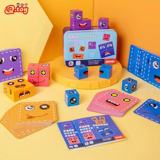 6083 wooden Face Puzzle