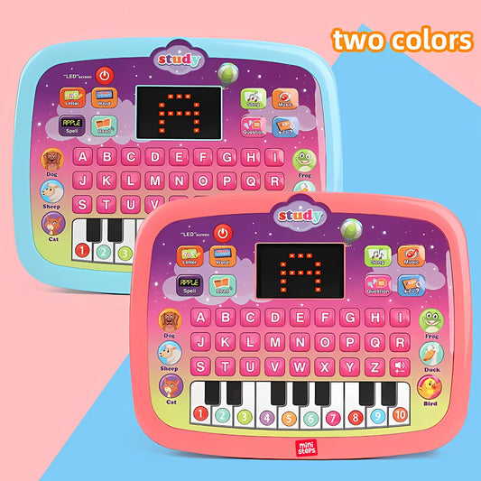 X2020 Educational Learning Laptop Toy with Music,Piano and LED Screen Early Learning Computer Toy