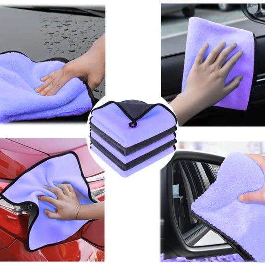 11302 Microfibre multipurpose towel for home & car use {Multicolor}- 40×40