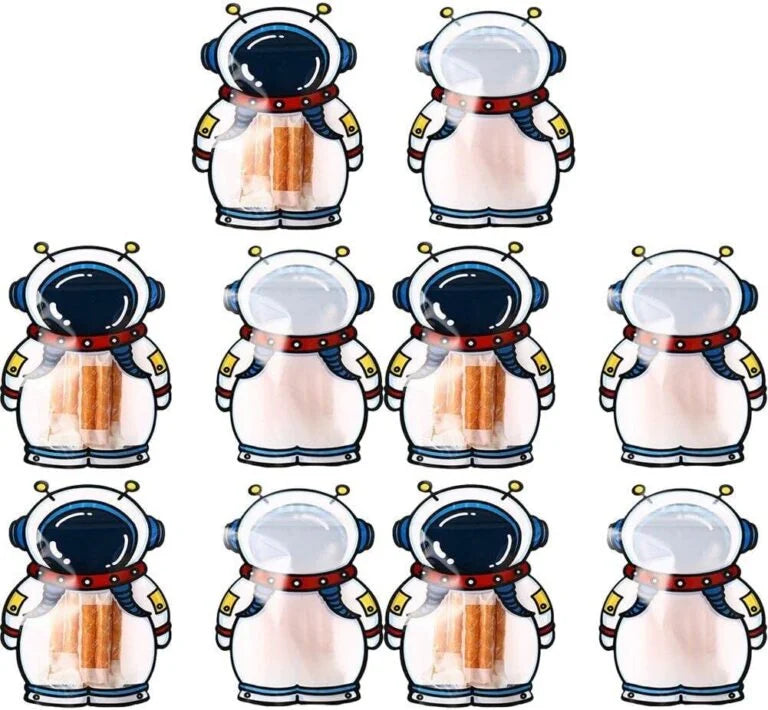 11182 Cartoon Astronaut Stationery Set Bag zipper pouches for Storage, gifting, party bag for return gifts, kids, weddings, lightweight bag