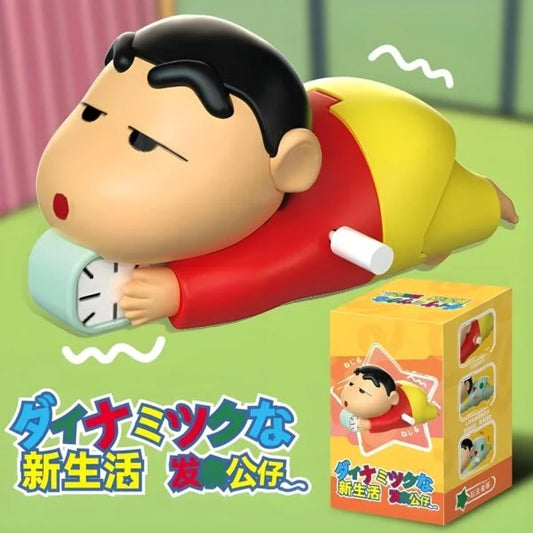 009 Cute Shinchan Crawling Toy for Toddlers | Key Operated Wind-Up Moving Action Figure | Fun Baby Crawling Toy |