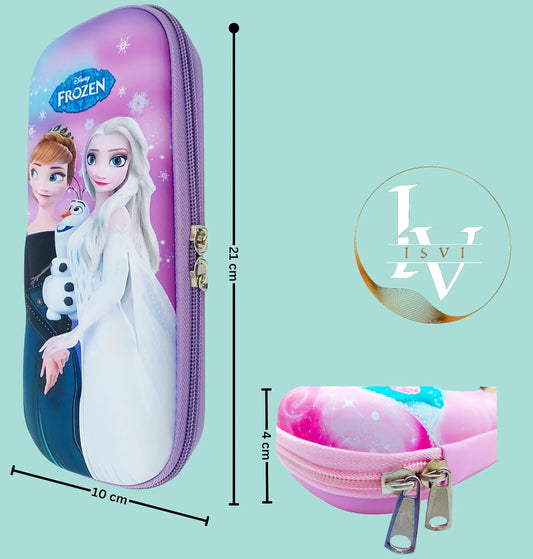 11345 3D Frozen Elsa Pencil Pouch for Girls