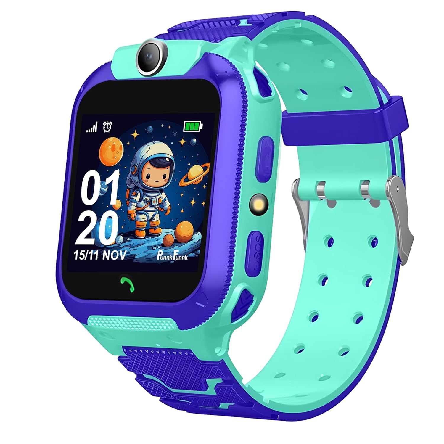 20345 Sim Card Watch , GPS Watch for Kids | Calling Smartwatch for Kid | Touch Screen, SOS, Voice Chat Camera| Kids Smart Watch for Boys & Girls | Long Battery Life | Water Resistance, UNISEX