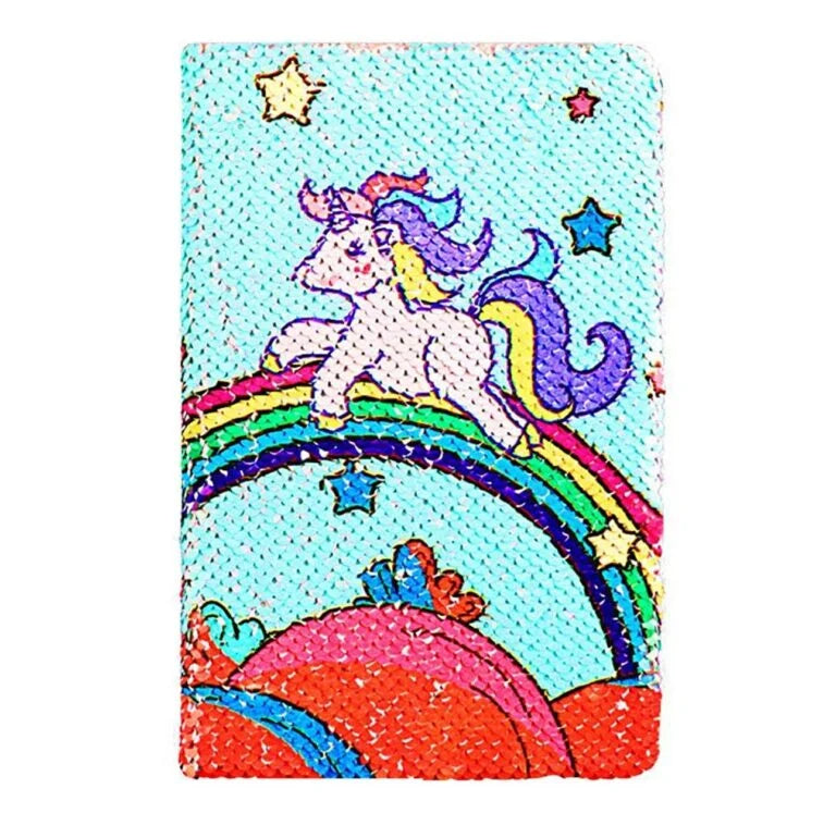 5071 Stylish Colourful Sequins Magic Diary (Multicolour)