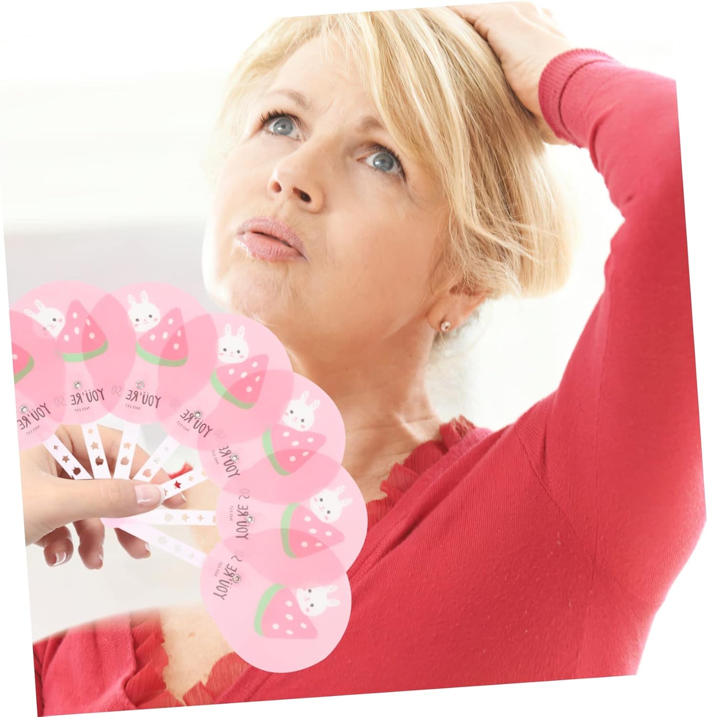 20201 Fruit Fans Decorative Fan Fruit Hand Fan Summer Hand Fan Cartoon Summer Fan Children's Hand Fan Small Folding Fan
