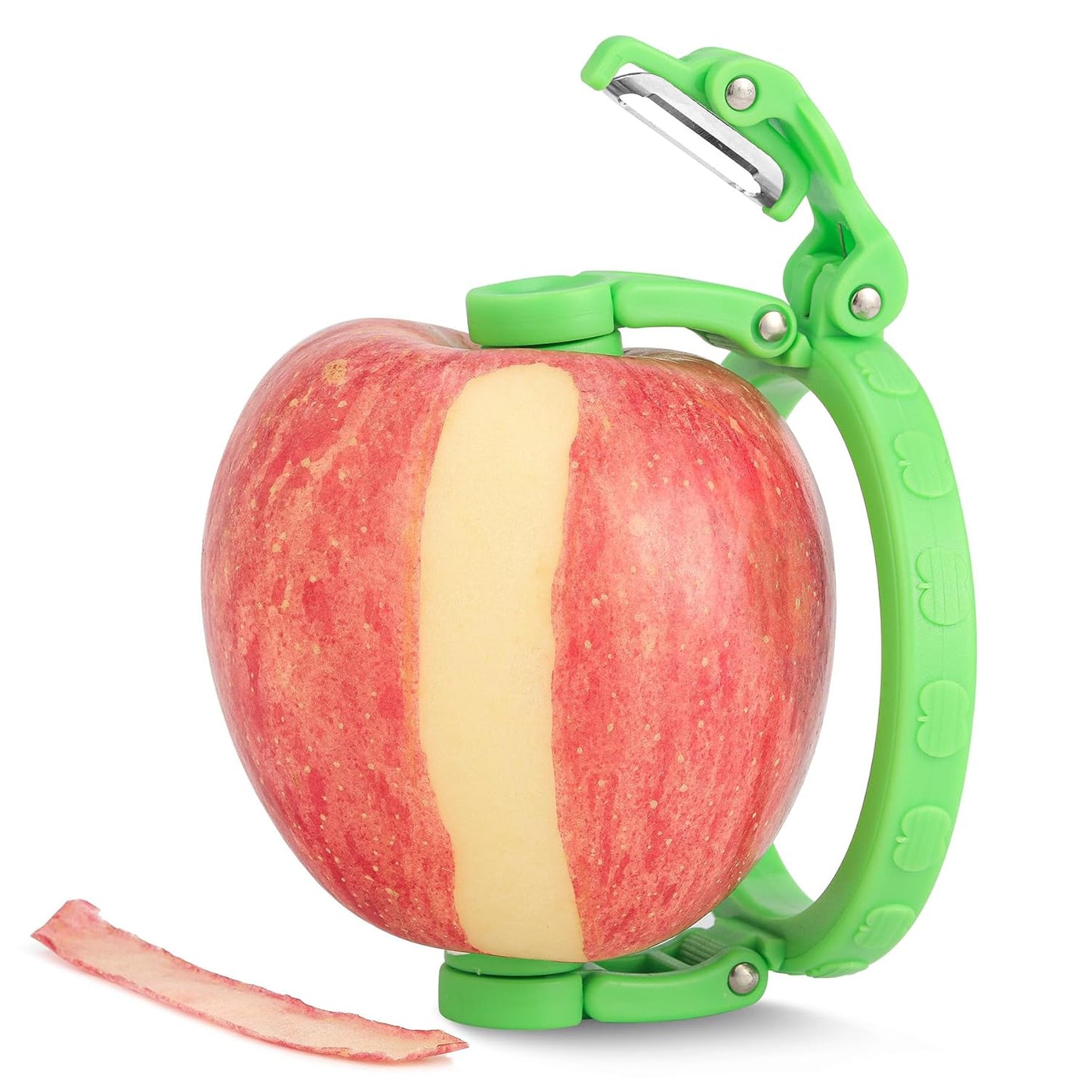 20528 Handheld Apple Peeler for Apple Pear Manual Rotating Apple Pear Peeler Zester Kitchen Gadget Apple Peeling Hand Rotation Fruit Spiralizer Peeler Machine Gift Ideas