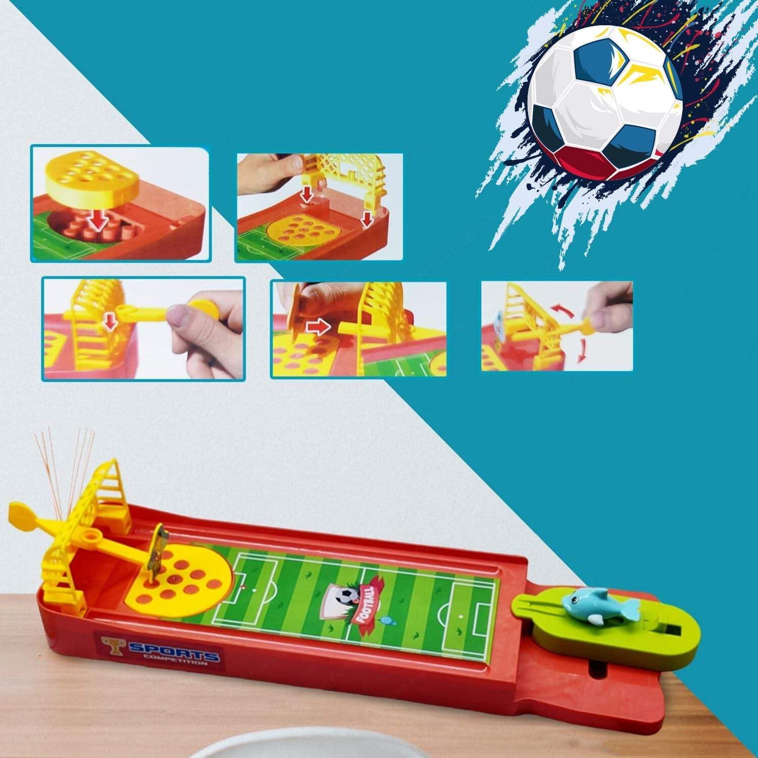 20446 Mini Table Top Finger Football Game for Kids-Desktop Game for Kids & Adults, Fun Indoor Finger Bowling Game for Boys& Girls
