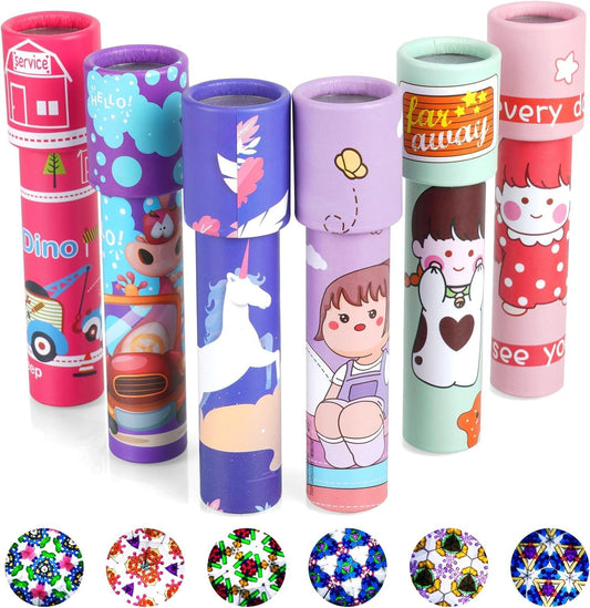 20607 Magic Kaleidoscopes Toy for Kids Adults 3D Mirror Lens Kaleidoscope Party Favors Stretchable & Rotated Long Classic Kaleidoscope Educational Science Developmental Toy