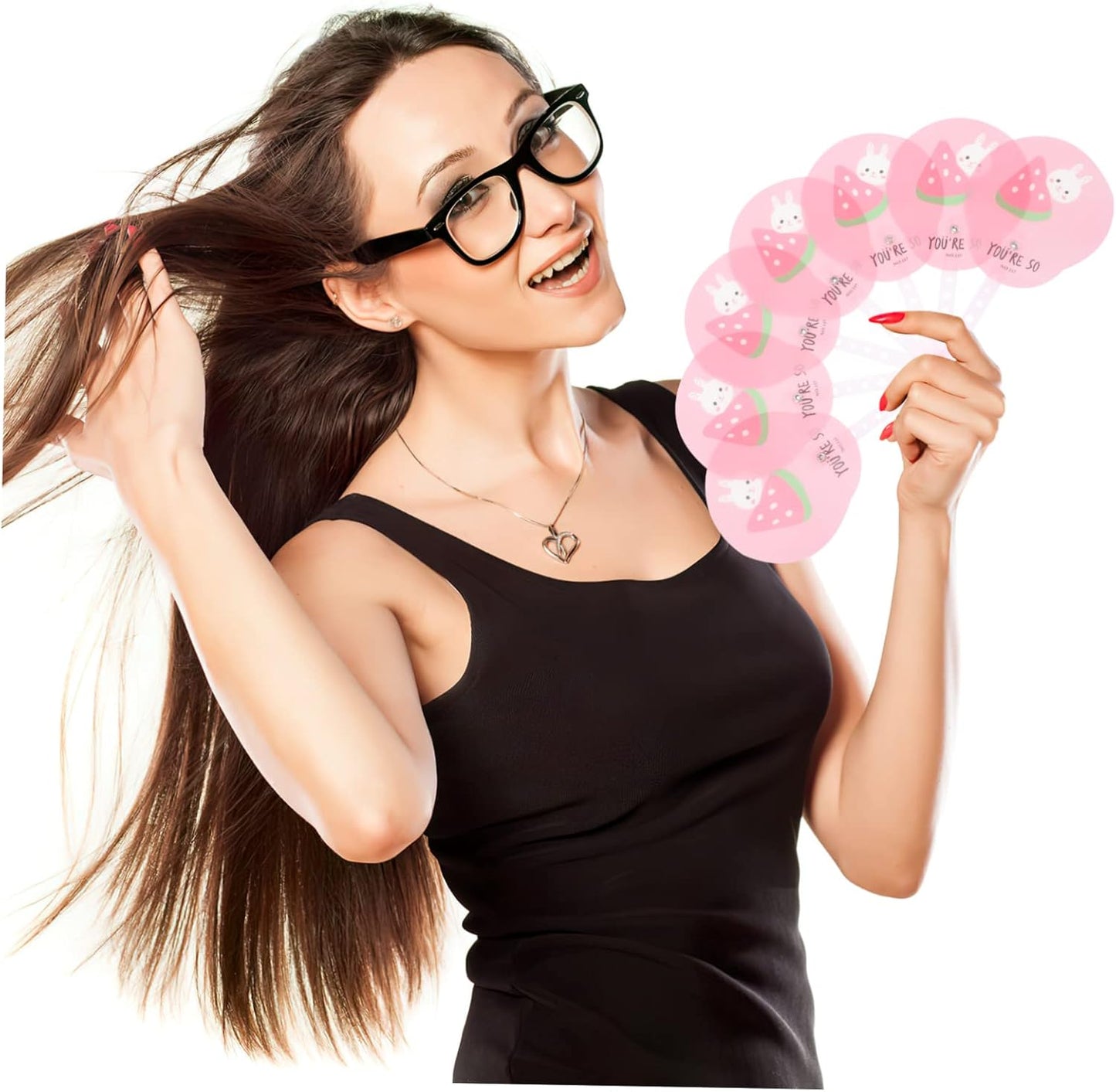 20201 Fruit Fans Decorative Fan Fruit Hand Fan Summer Hand Fan Cartoon Summer Fan Children's Hand Fan Small Folding Fan