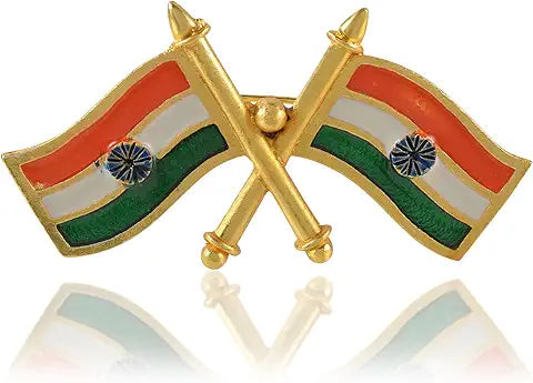 1584 ( 12 pcs ) Tiranga Broach