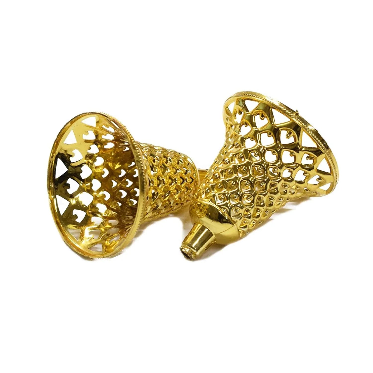 3045(100pcs) Golden Colored Plastic Hanging Bells