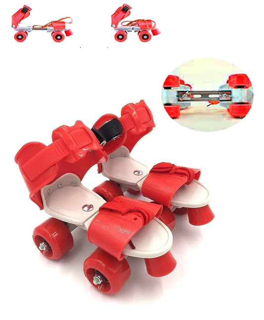 10549 Roller Shoes Roller Skates Shoes Girls Boys Wheel Shoes Kids Wheel … Scale Sports Adjustable Quad Roller Skates for Kids (Multi colour)