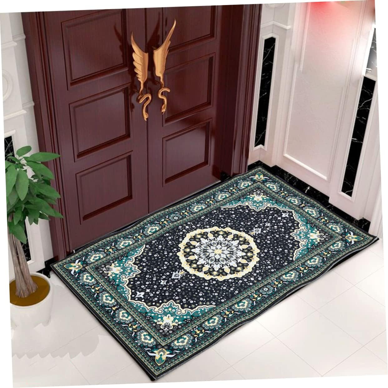 20453 Bathroom Rug  Floor Rugs For Entrance Area Vintage Carpet Floor Rug Door Mat Kitchen Rug Decorate European Style {Random Design}