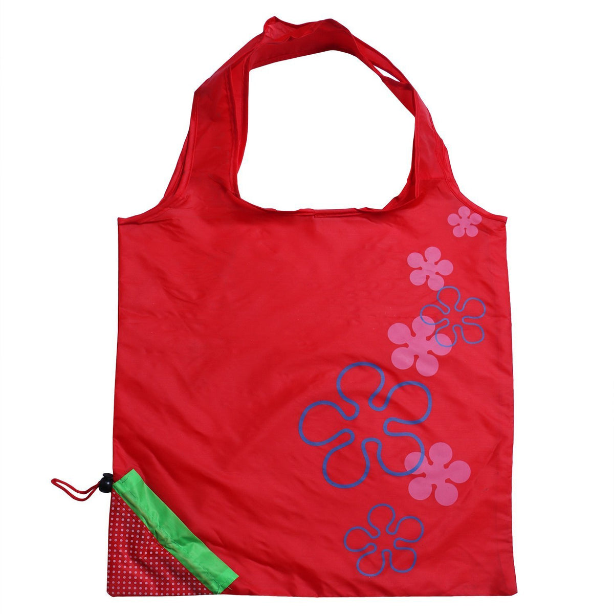 21283 Price : ₹35 Beautiful Strawberry Eco-Friendly Nylon-Folding Shopping Bag
