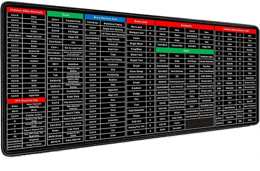 03007 Keyboard ShortCut Key Mat