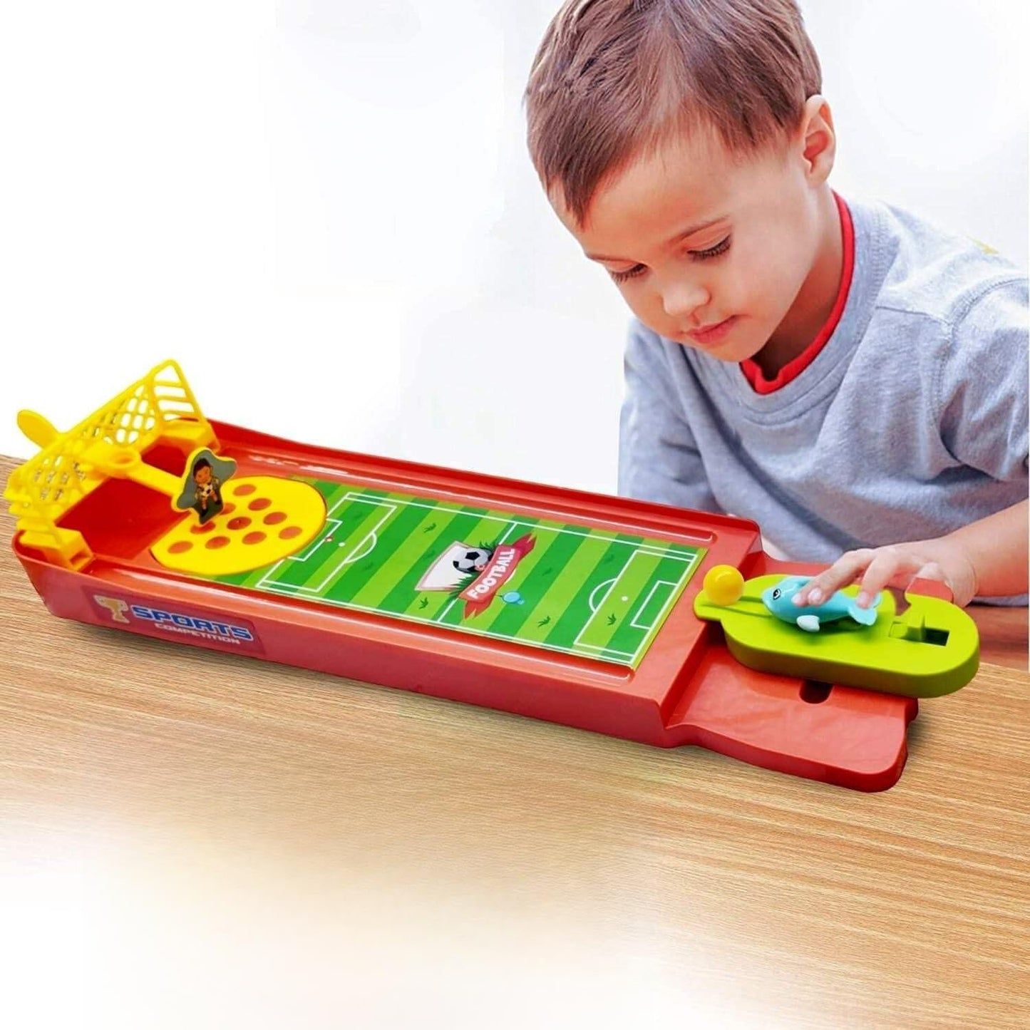 20446 Mini Table Top Finger Football Game for Kids-Desktop Game for Kids & Adults, Fun Indoor Finger Bowling Game for Boys& Girls