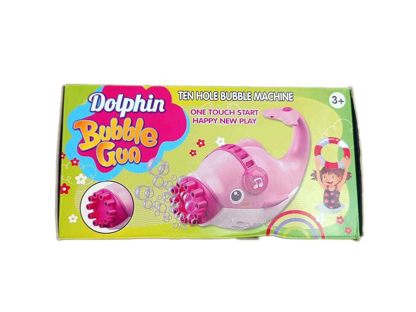 4044 Dolphin Gatling Bubble Gun 10 Holes