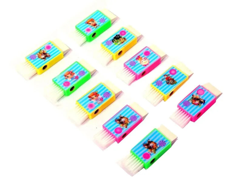 TK 901 (Pack of 20) Sharpener-Eraser-Brush, 3 in one