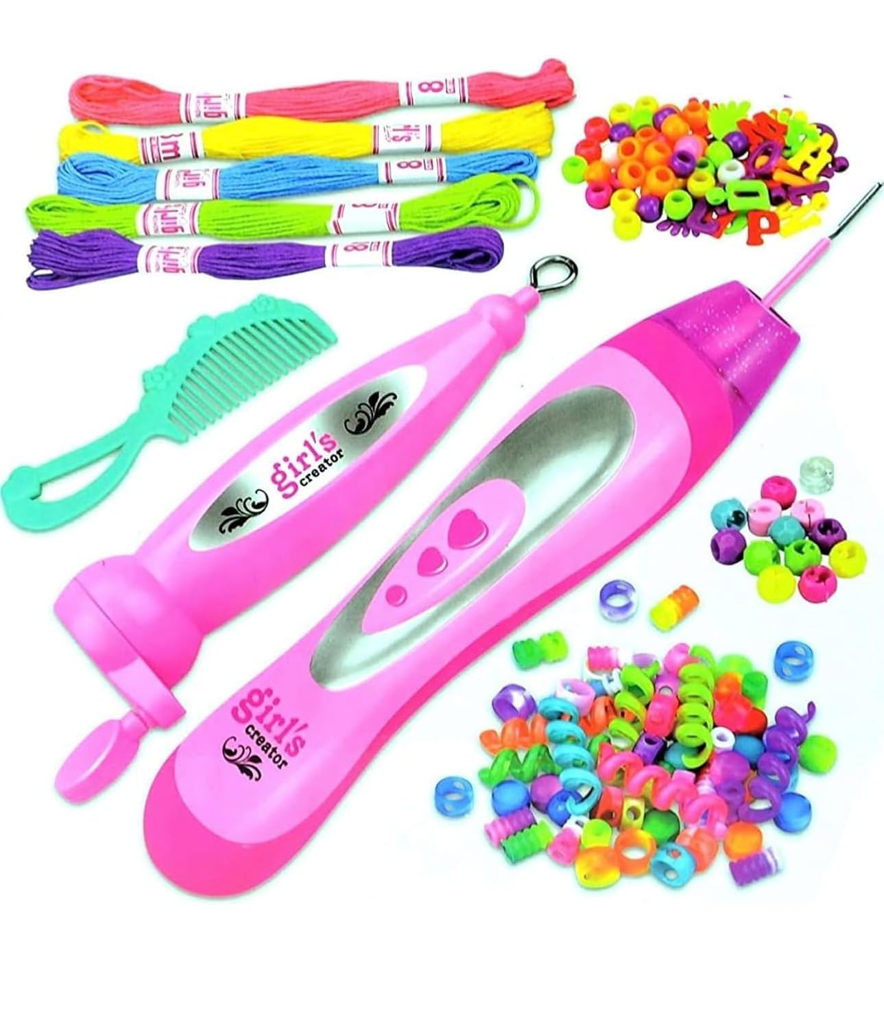 XW155-9   2 in 1 Beader Braider Hair Girls Set Fun Fashion Toy Size L | Other Preschool & Pretend Play | Preschool Toys & Pretend Play