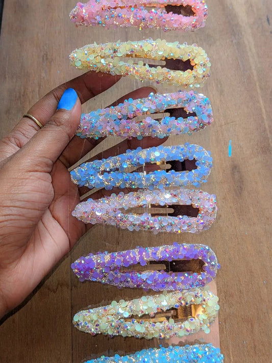 7028 (10 pcs) Lady Hair Accessories Girls Fashion Hair Clips (1 pkts)