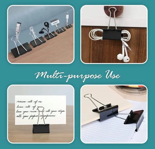 80025( 6 box ) 25 mm Binder clips (72 clips)