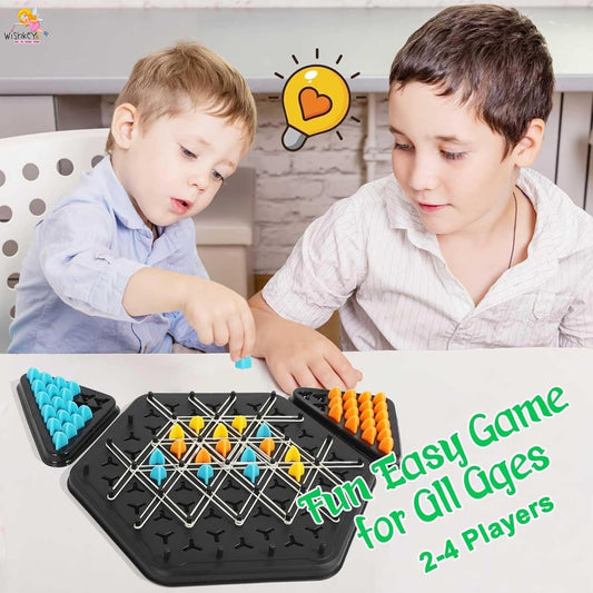 CLX-208 Puzzle Geometry Chess Board Game, Multiplayer Strategy Game with 84 Colorful Pieces, Educational STEM Toy