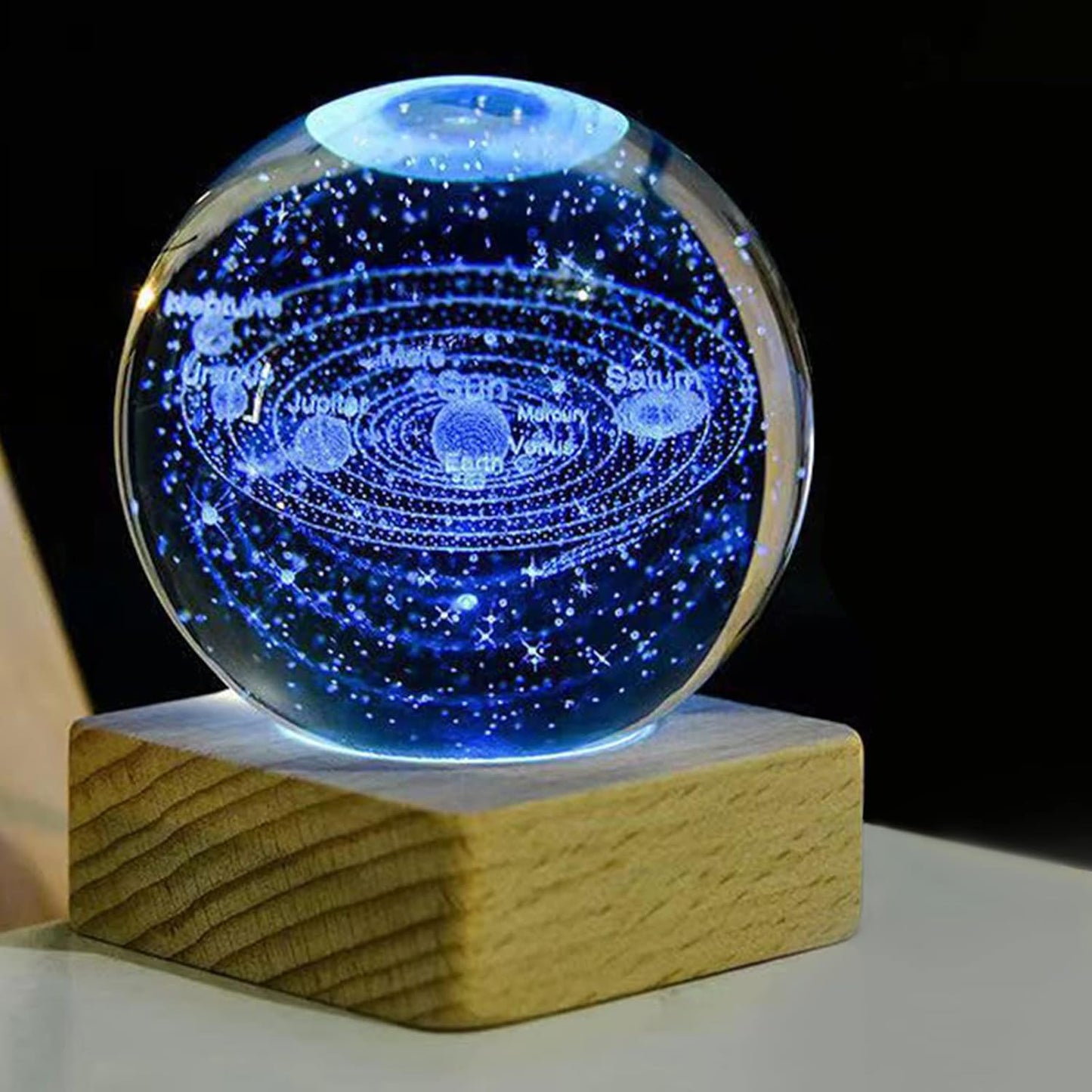1043 – 3D Crystal Lamp mix universe theme