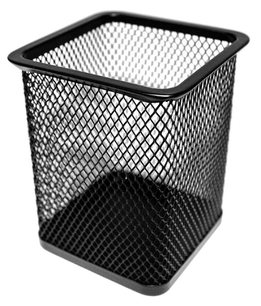 010512 Pen holder Iron art hollowed out desktop storage bucket simple student stationery