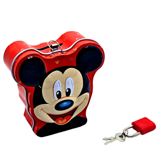 1210 Mini Metal Coin Bank/Piggy Bank with Lock & Key for Kids | Birthday, Educational Learning, Return Gift