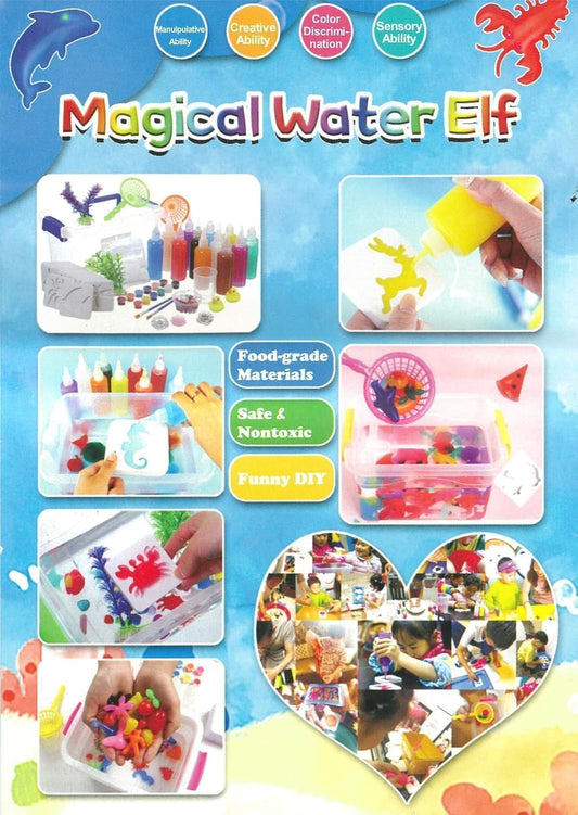 20197  Magic Water ELF Toys DIY Kit | Creative 3D Handmade Magic Gel Craft Set | Multicolor (1 Kit) (3 Design)