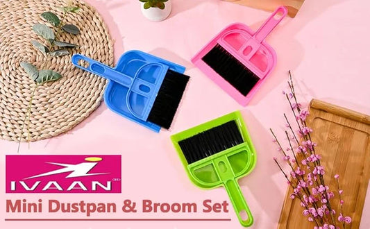 10265 Supdi and Brush Broom Cleaning Set for Kitchen Laptop Table Desk Sweeper