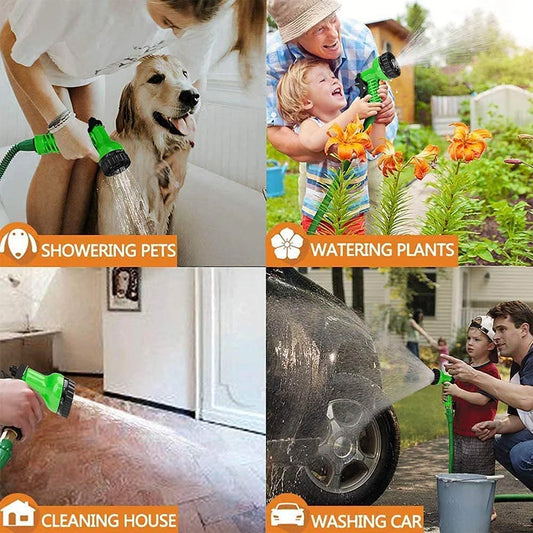 10335 7 Mode High Pressure Water Spray Gun with Hose Nozzle for Gardening, Car Bike Washing & Watering Plants with Perfect Water Spray & Flow Control