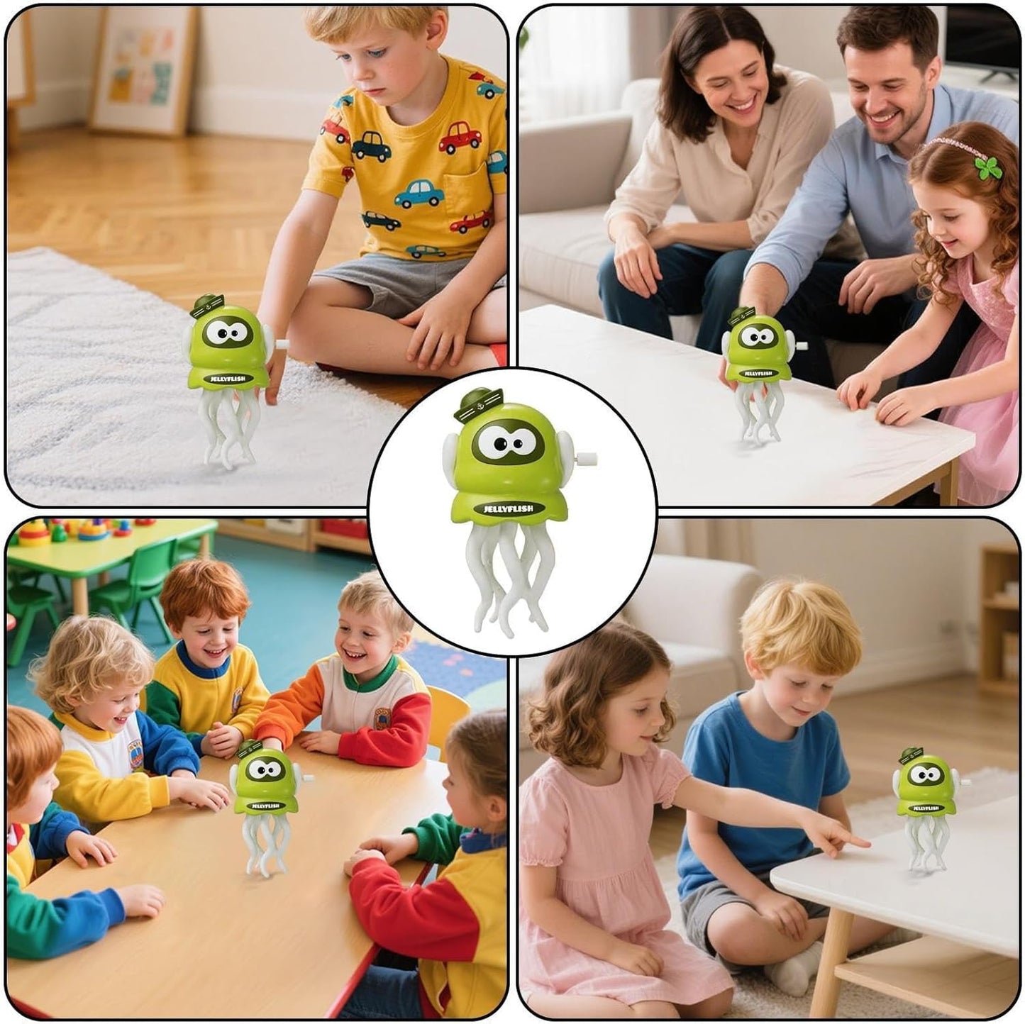 20565 Jelly Fish Wind up Toy Cartoon Clockwork Octopus Figure Party Favors for Children Gifts Red|Other Educational Toys {Random Design}