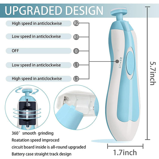 ZX-905 Electric Nail Trimmer for Baby Baby Nail Cutter