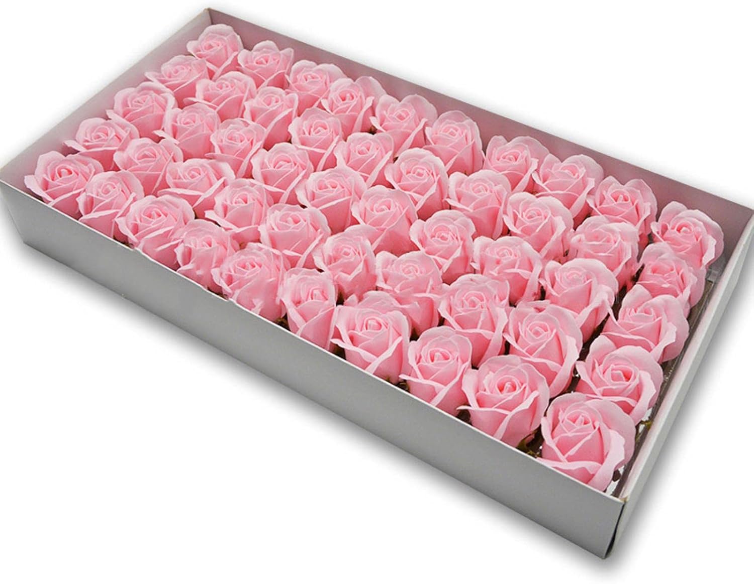 10881 10881 Decor Premium Artificial Rose Box - 50 Scented - Ideal for Decoration, Home/Office Decor, Gifts, Crafts, DIY, Bouquets, Cake Decorating {Multicolour}