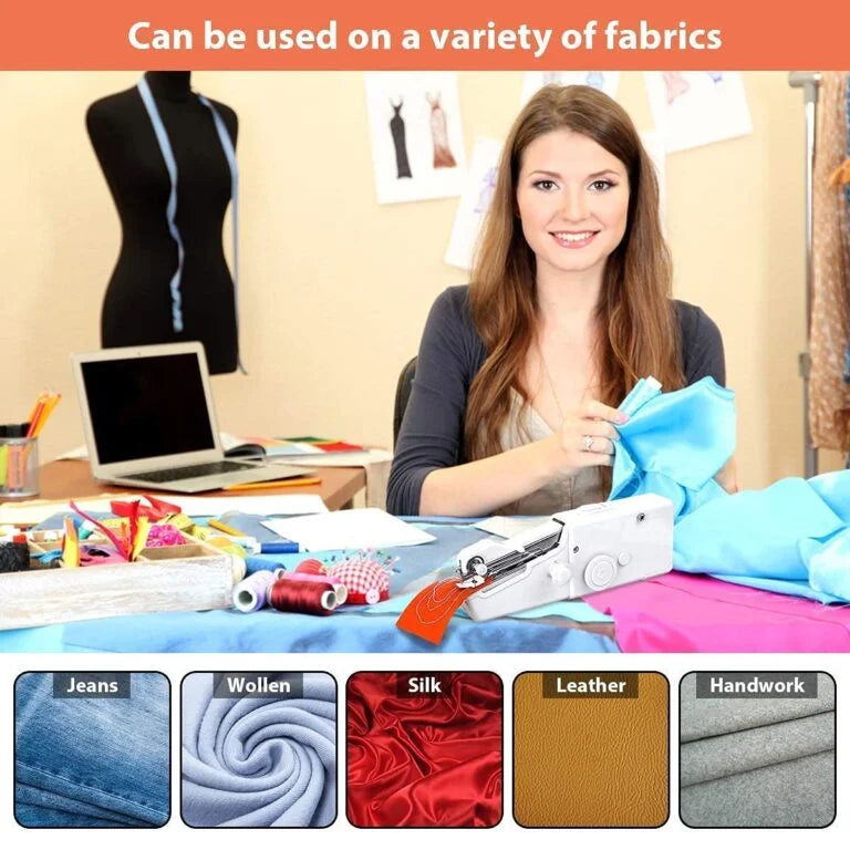 10479 Handy Stitch Handheld Sewing Machine For Emergency Stitching | Mini Hand Sewing Machine Stapler Style | Silai Machine