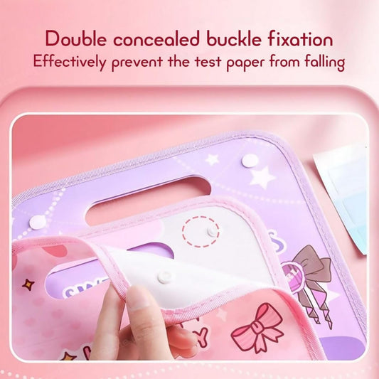 20473 Unicorn Theme 13-Fold Expanding File Folder – Cute Pastel Unicorn Document Organizer with 13 Pockets, Button Lock and Handle for School, Office, Homework, Art Papers & Kids Stationery