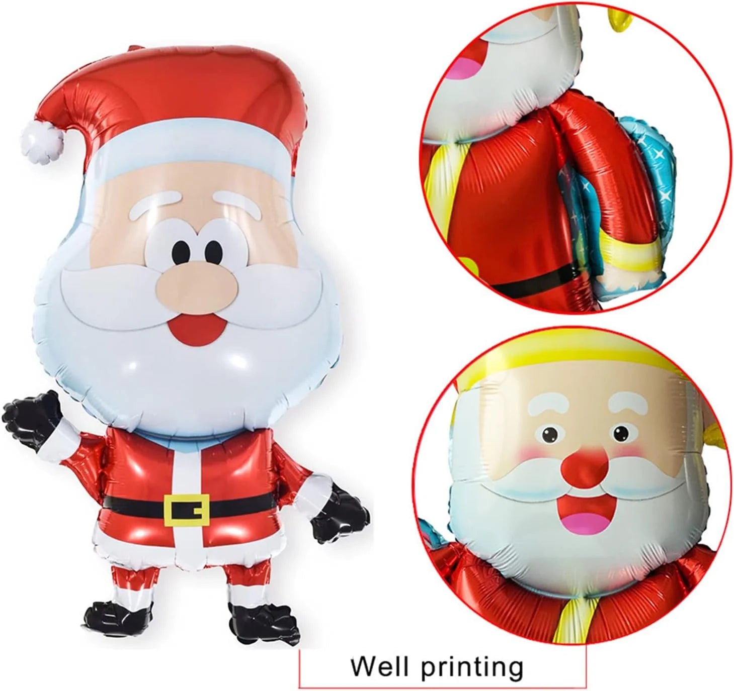 8064 Decoration Foil Santa Balloons 48*81 cm