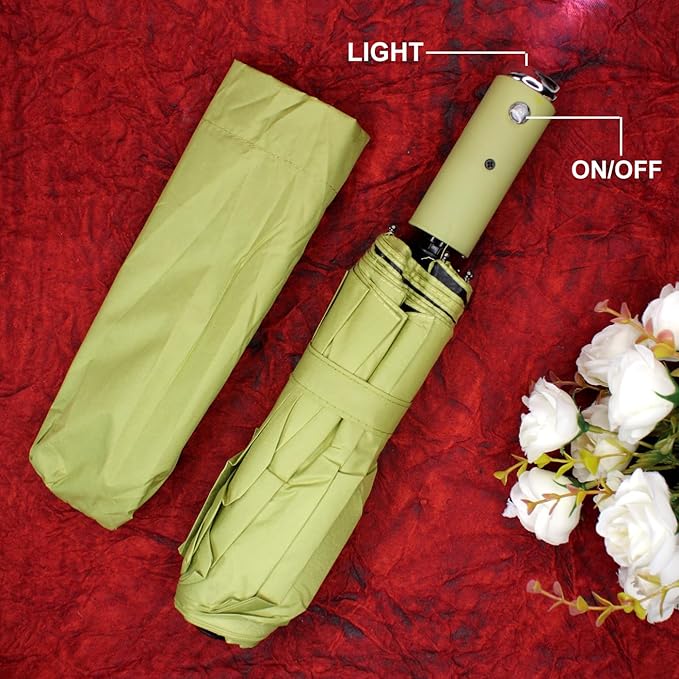 20664 LED Light Umbrella for Men Windproof Umbrella for Rain for Unisex Multicolor