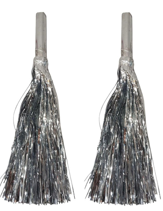 20203 Multicolour Pom Pom with Stick, Cheer Girls Pom Pom for School Annual Day {1 pair}