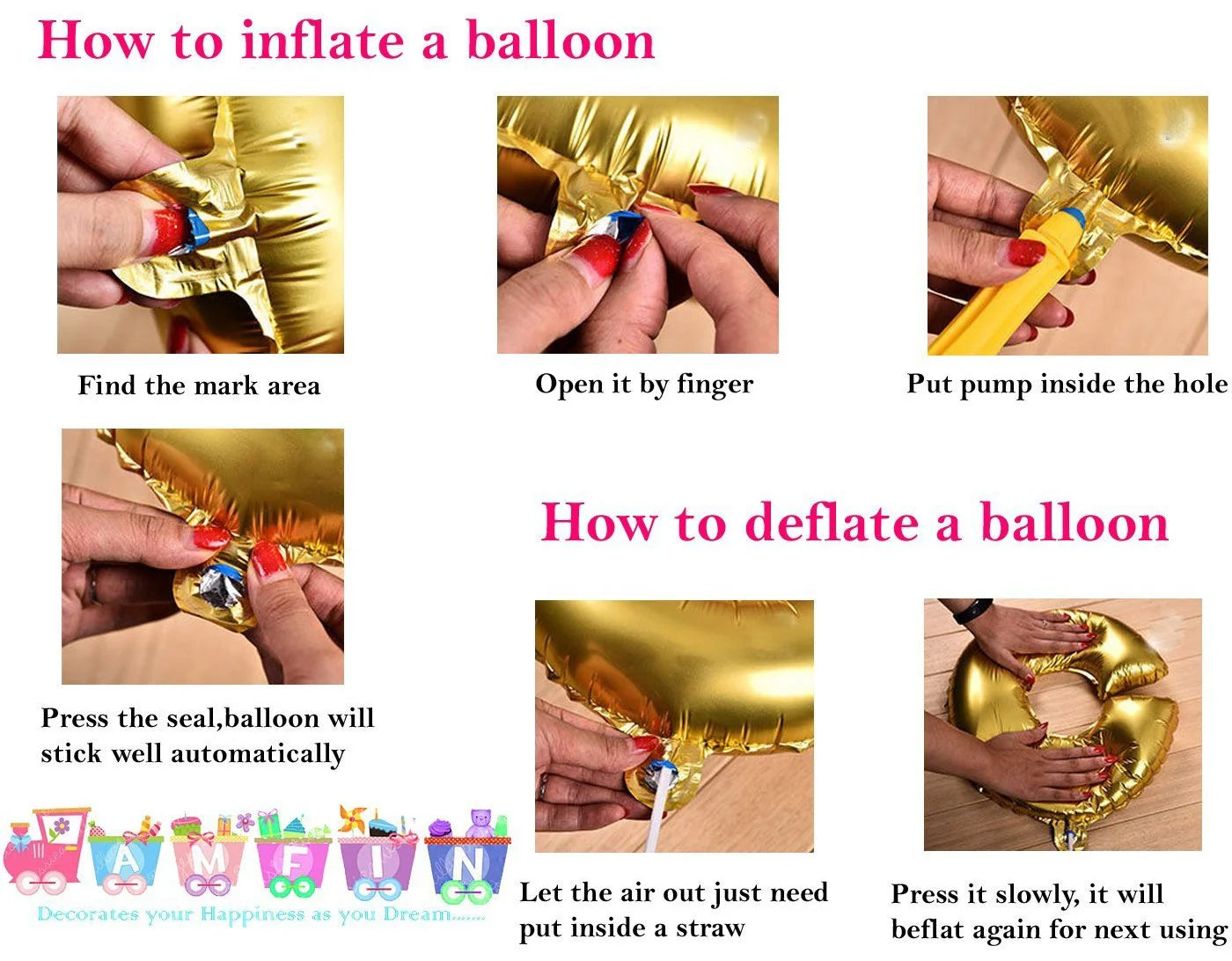 4164 Welcome Foil Ballons